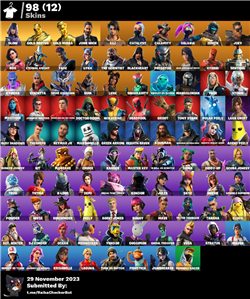 Cuenta de Fortnite con Glow, Chica zombie,